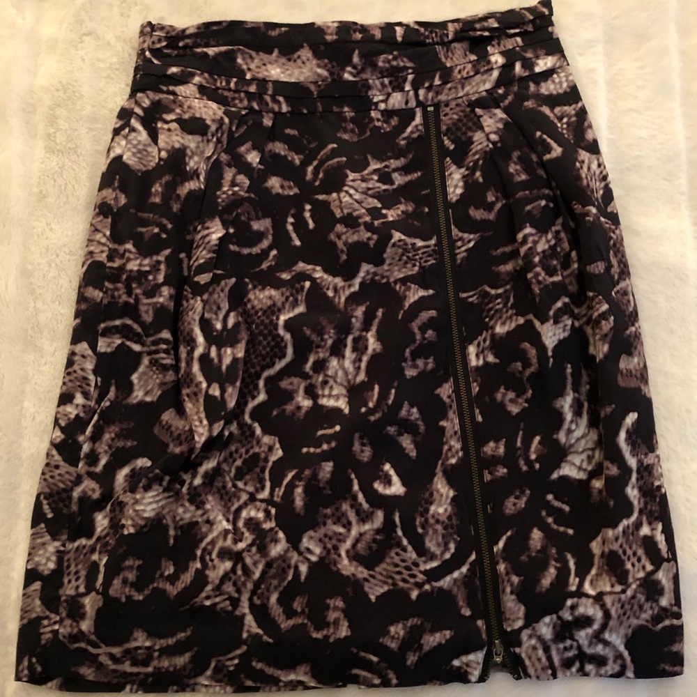 Black Pattern Skirt